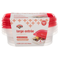 Hannaford Large Entree Containers 4 Cups