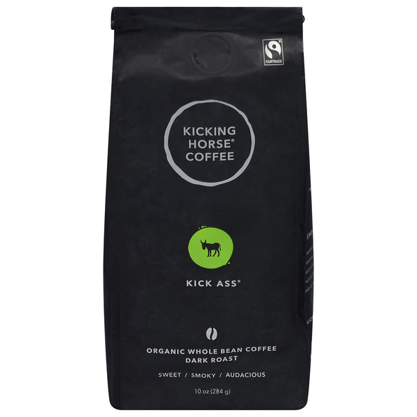 Save on Kicking Horse Coffee Kick Ass Dark Roast Organic (Whole Bean