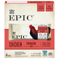 EPIC 100% Natural Chicken Sriracha 11g Protein Bars - 4 ct