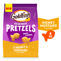 Goldfish Honey Mustard Flavored Seasoned Pretzel Baked Snack Crackers