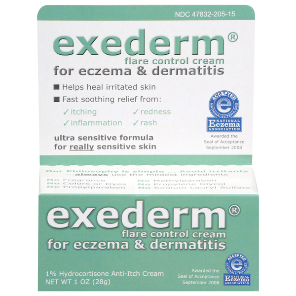 Exederm Flare Control Cream for Eczema & Dermatitis