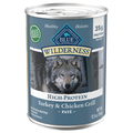 BLUE Wilderness Natural High Protein Turkey & Chicken Grill Wet Dog Food
