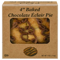 Baked Chocolate Eclair Pie 4 Inch