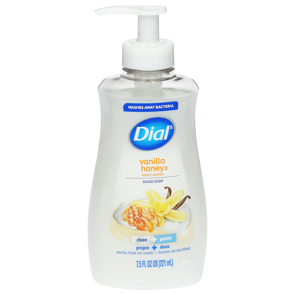 Dial Vanilla Honey Liquid Hand Soap with Moisturizer Pump