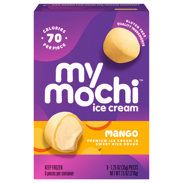 My Mochi Sweet Mango Ice Cream - 6 ct