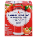 San Pellegrino Zero Blood Orange Italian Sparkling Drink - 6 pk