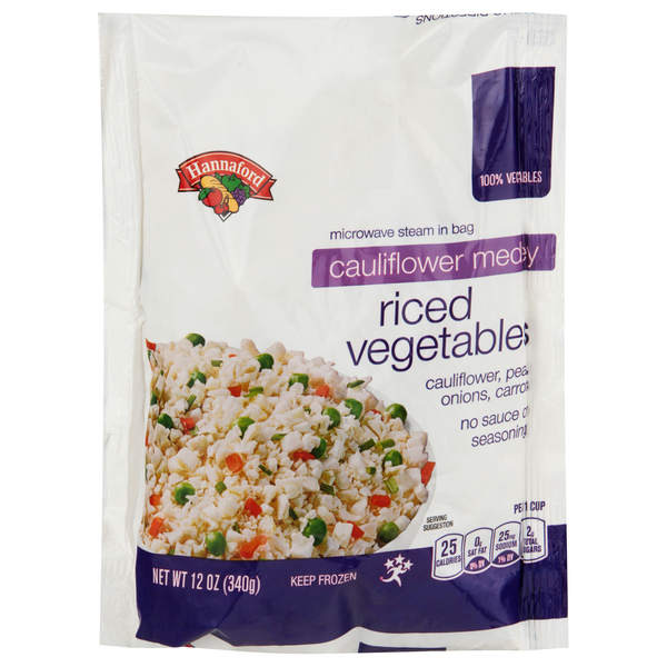 Hannaford Cauliflower Medley Riced Vegetables