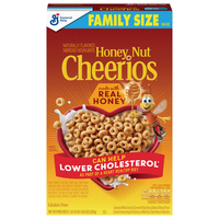 Cheerios Gluten Free Honey Nut Whole Grain Oat Cereal Family Size