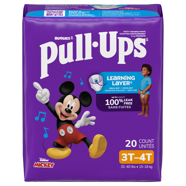 Pull-Ups Boys 3T-4T Training Pants 32-40 lb