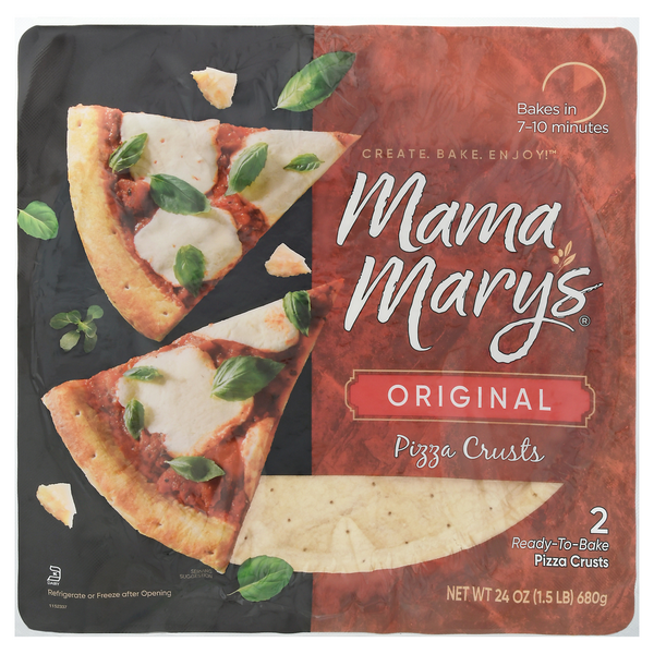 Mama Mary's Original Pizza Crusts - 2 ct
