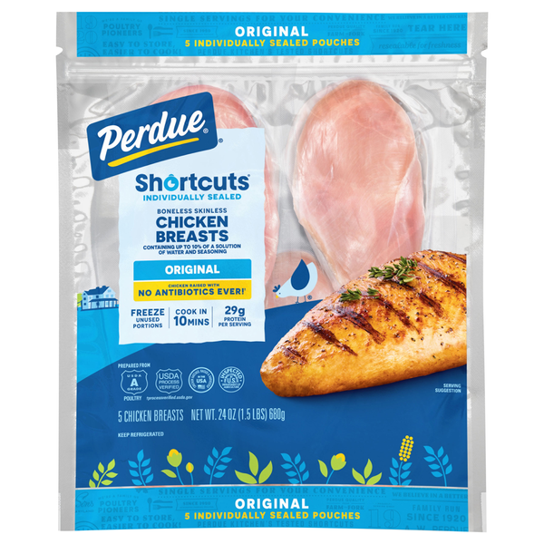 Perdue Shortcuts Boneless Skinless Chicken Breasts - 5 ct Fresh