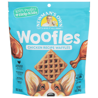 Newman's Own Woofles Chicken Recipe Waffles Dog Treats