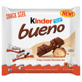 Kinder Bueno Milk Chocolate & Hazelnut Cream Snack Size Chocolate Bars
