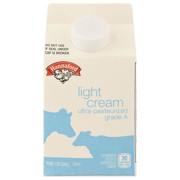 Hannaford Light Cream