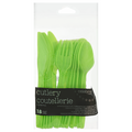 Creative Converting Celebrations Plastic Assorted Cutlery Fresh Lime