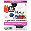 Noka Organic Super Berry Superfood Smoothie + Immune Support - 4 ct