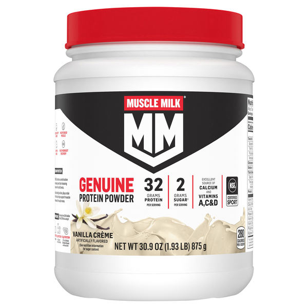 Muscle Milk Vanilla Creme Genuine Protein Powder