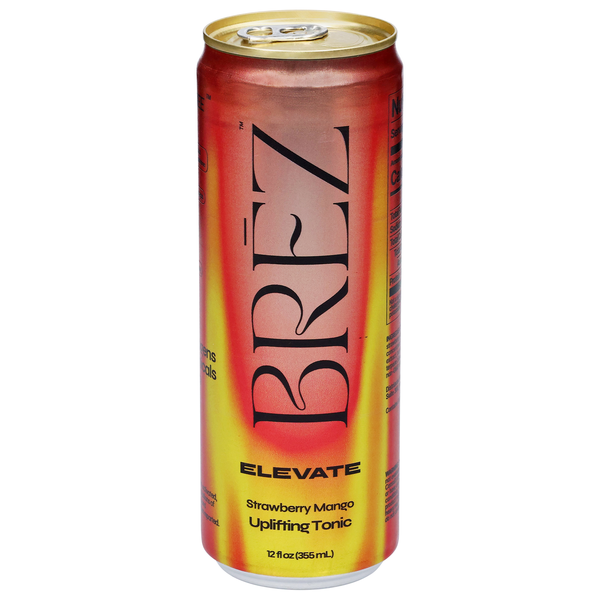 Brez Live Free Elevate Strawberry Mango Uplifting Tonic Beverage