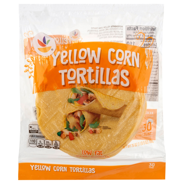 Our Brand Low Fat Yellow Corn Tortillas - 30 ct
