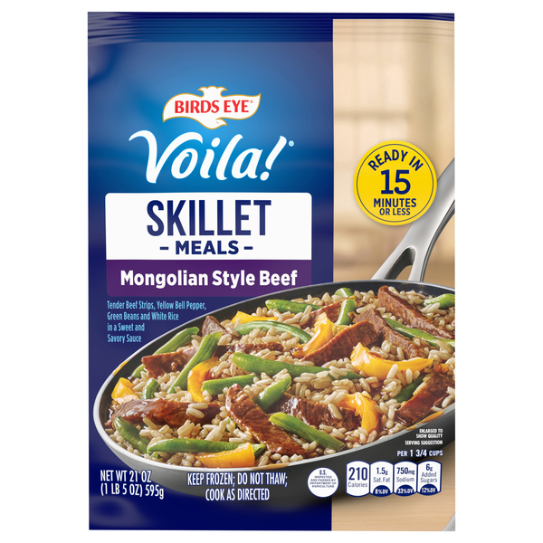 Birds Eye Voila! Mongolian Style Beef Frozen Skillet Meal