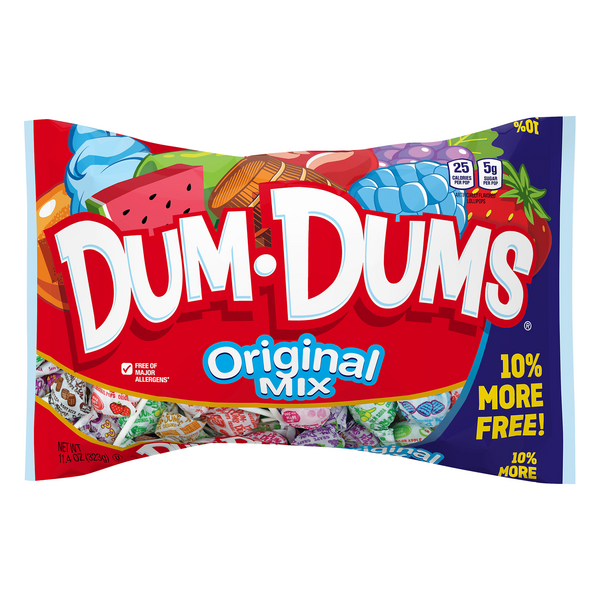 Dum Dums Original Mix Lollipop Candy