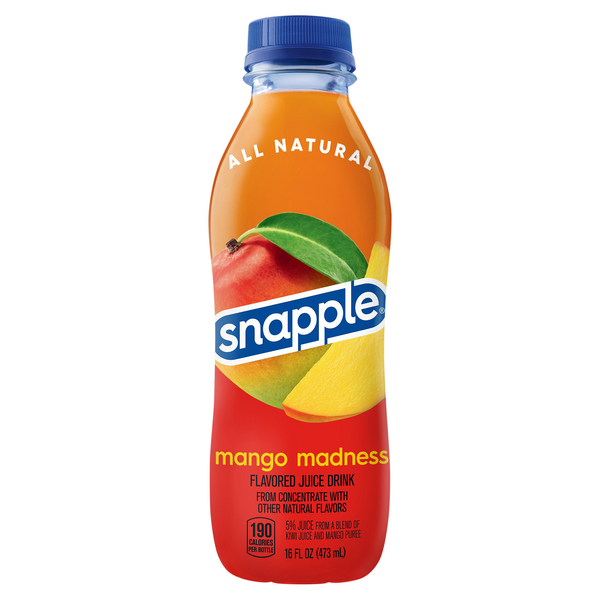 Snapple Mango Madness Juice Drink All Natural