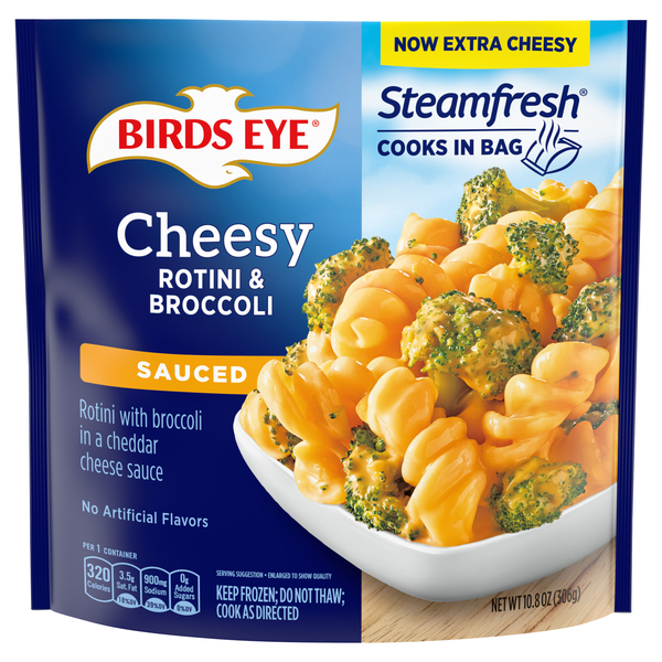 Birds Eye Steamfresh Sauced Cheesy Pasta & Broccoli Frozen