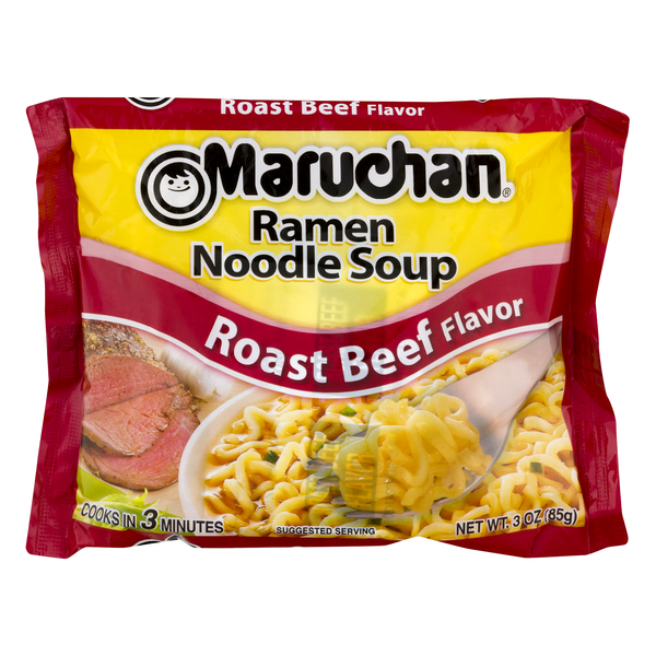 Maruchan Roast Beef Flavor Ramen Noodle Soup