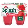 Snack Pack Splash Strawbery Juicy Gels Cups - 4 ct