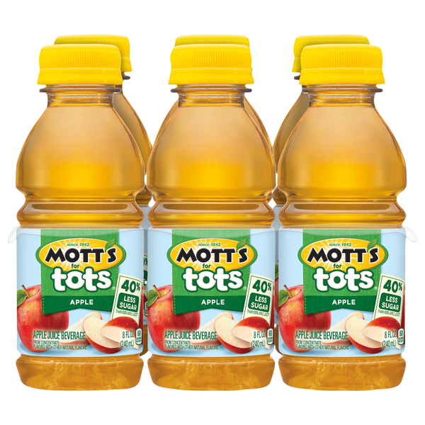 Mott's Juice Beverage from Concentrate Apple Tots - 6 pk