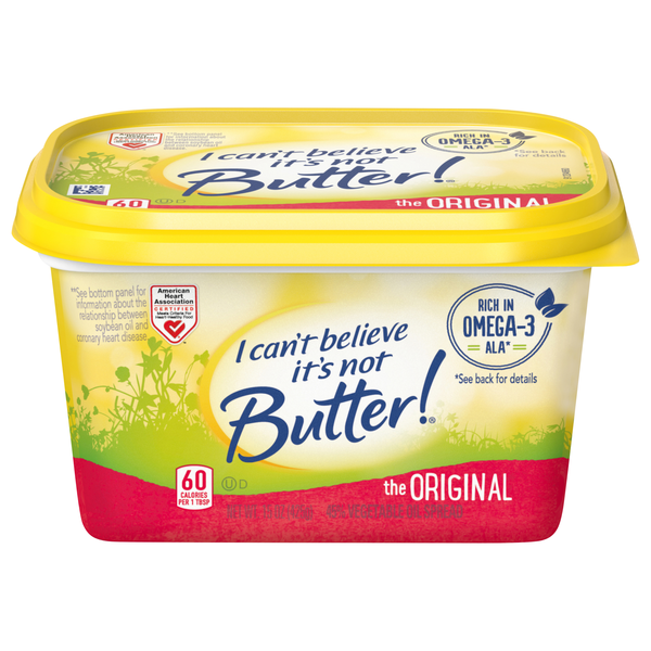 I Can't Believe It's Not Butter! Original Vegetable Oil Spread