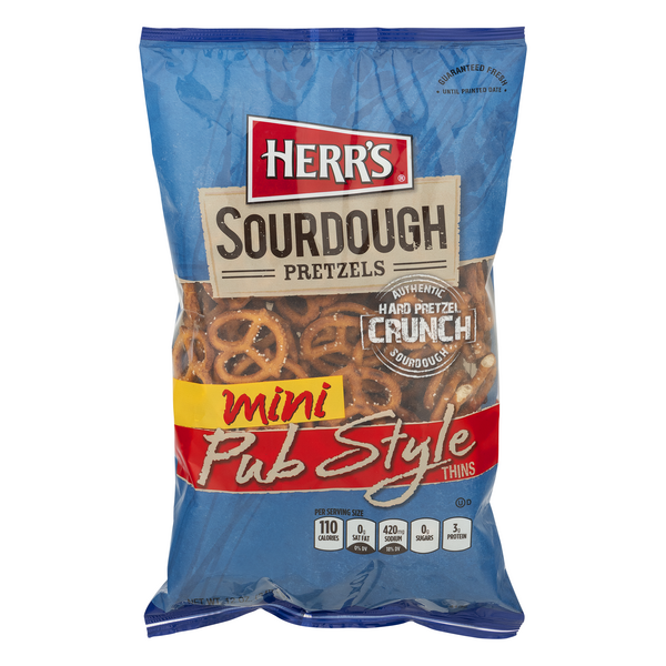 Save on Herr's Sourdough Mini Pub Style Pretzels Order Online Delivery