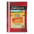 Sargento Natural Ultra Thin Swiss Cheese Slices - 18 ct