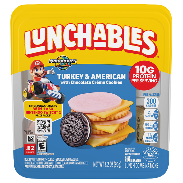 Lunchables Cracker Stackers Turkey & American