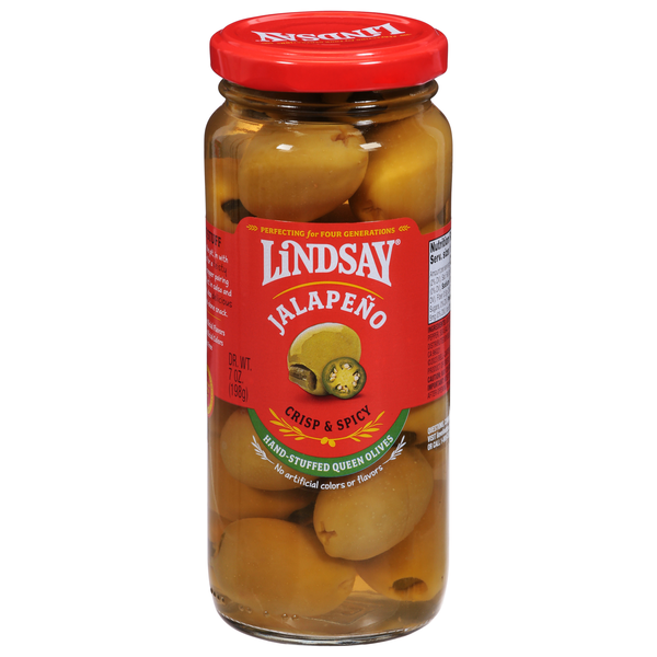 Lindsay Hand-Stuffed Jalapeno Queen Olives
