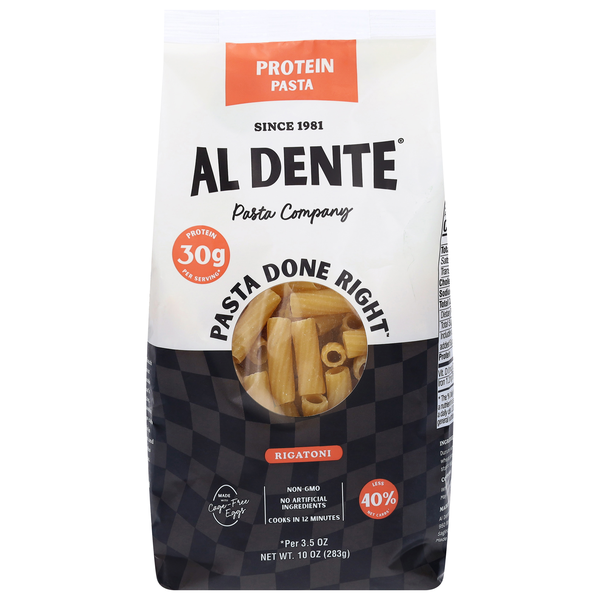 Al Dente 30g Protein Rigatoni Pasta