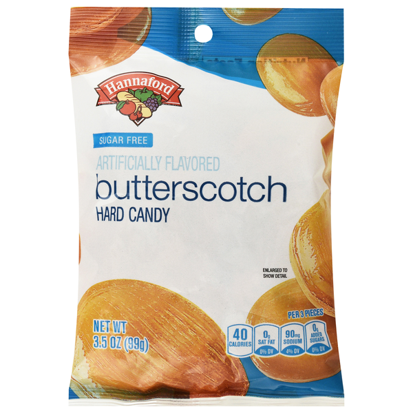 Hannaford Sugar Free Butterscotch Hard Candy