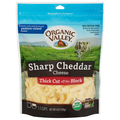 Organic Valley Thick Cut Shredded Sharp Cheddar Cheese