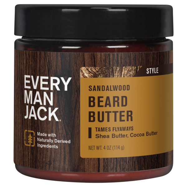 Every Man Jack Beard Butter with Cocoa Butter Sandalwood