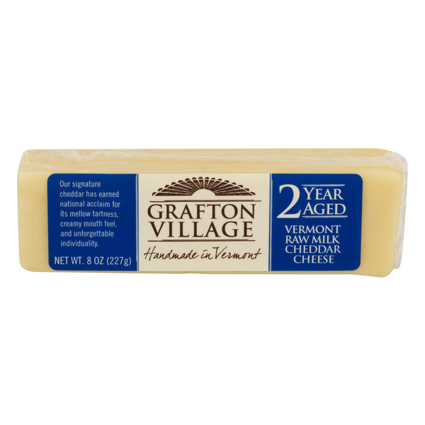Save on Grafton Village 2 Year Aged Vermont Raw Milk Cheddar Cheese