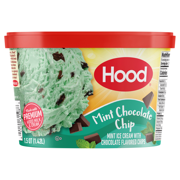 Hood Mint Chocolate Chip Ice Cream