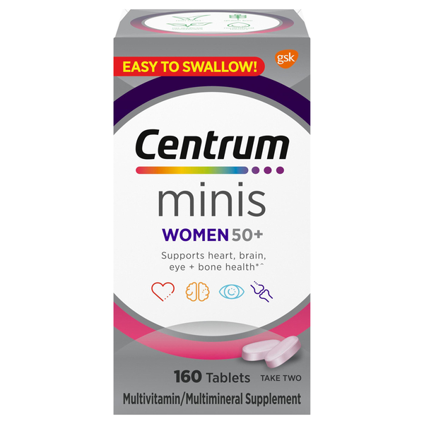 Centrum Minis Women 50+ Multivitamin/Multimineral Tablets