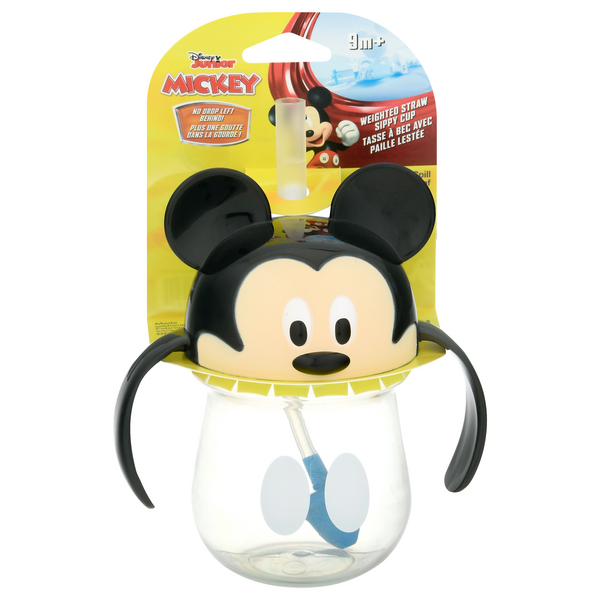 Disney Junior Mickey Weighted Straw Sippy Cup 9m+