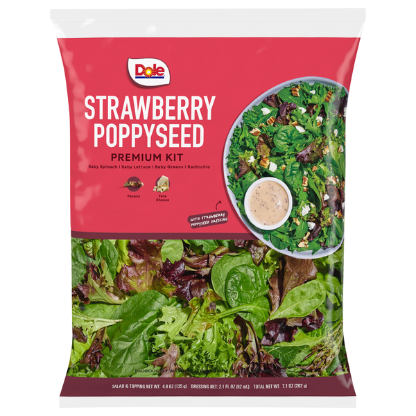 Dole Strawberry Poppyseed Premium Salad Kit