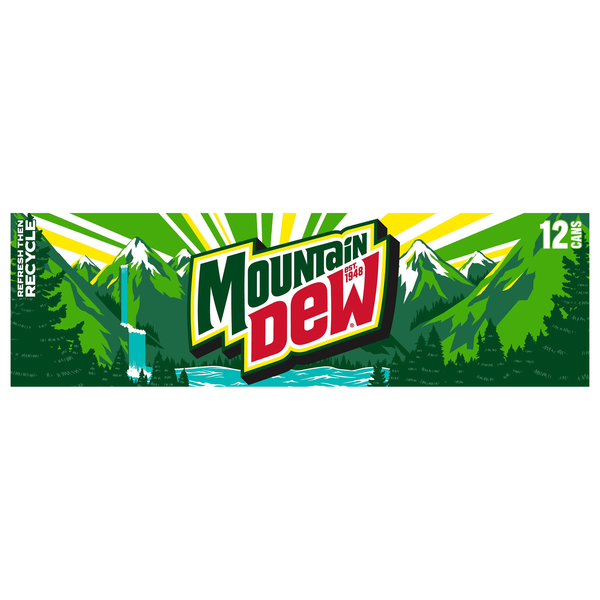 Mtn Dew Original Soda - 12 pk