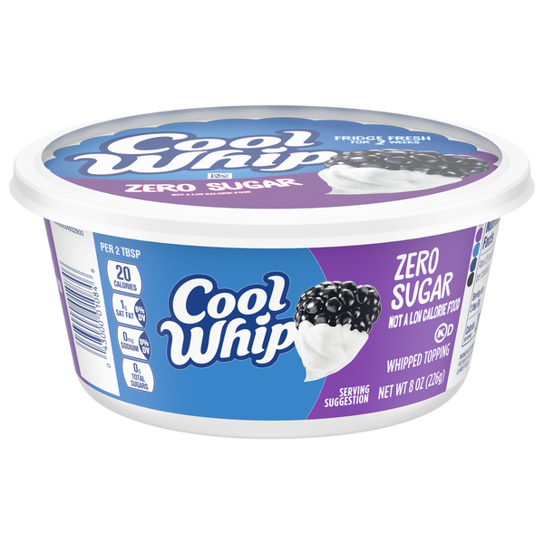 Cool Whip Zero Sugar Whipped Cream Topping