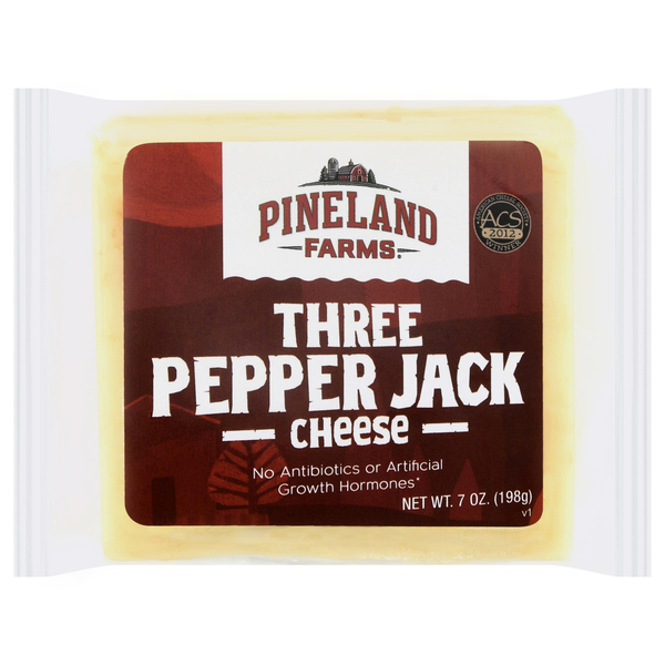 Pineland Farms Three Pepper Jack Cheese Block