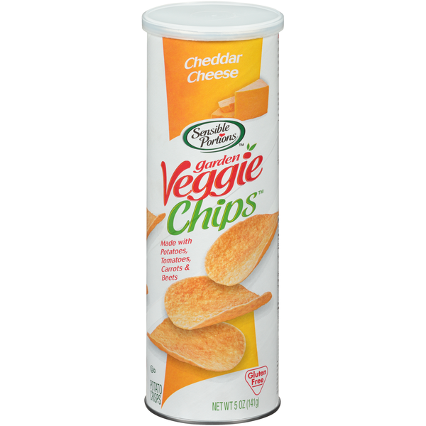 Sensible Portions Gluten Free Cheddar Cheese Garden Veggie Chips