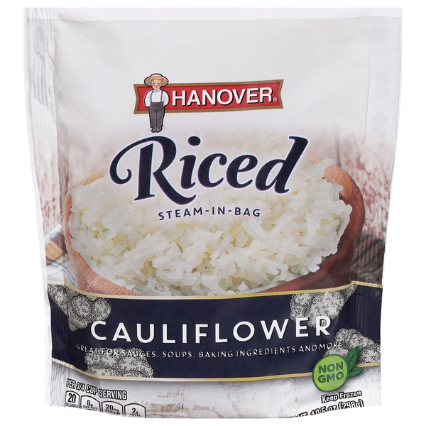 Hanover Steam-In-Bag Riced Cauliflower Frozen
