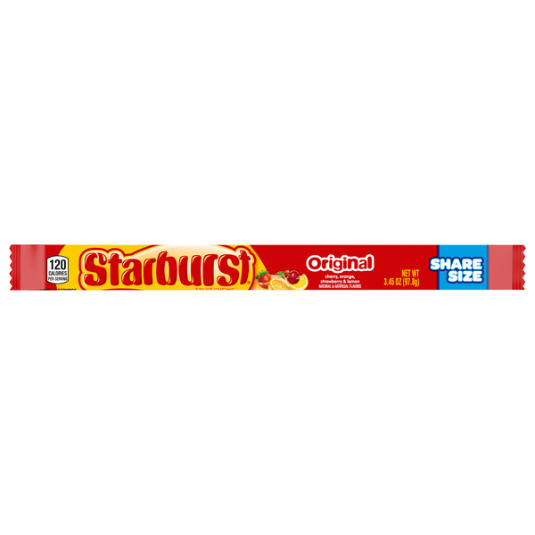 Starburst Original Fruit Chews Candy Share Size